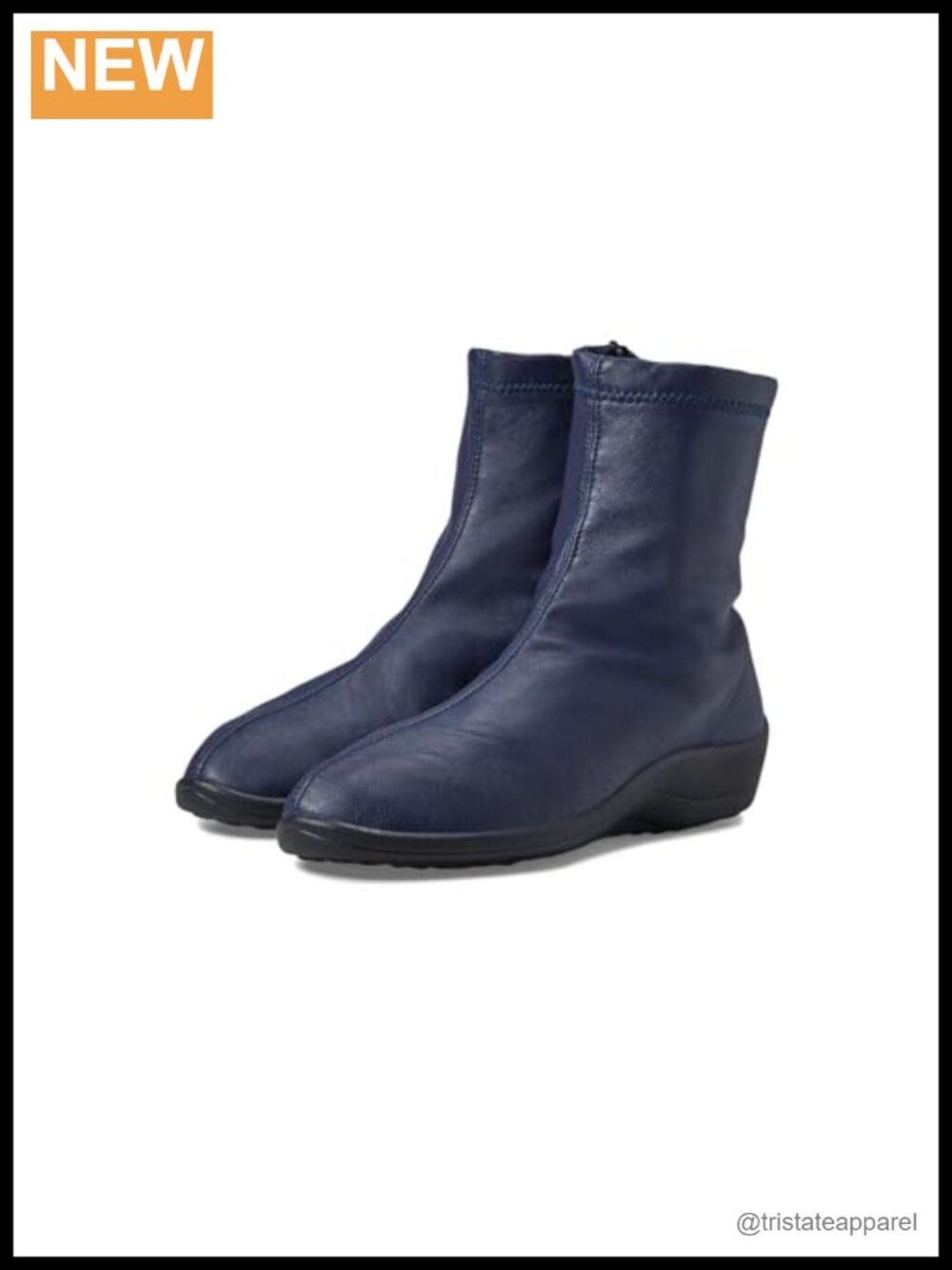 Arcopedico Jasper Ankle Boots Leather Pull-On Round Toe Comfort